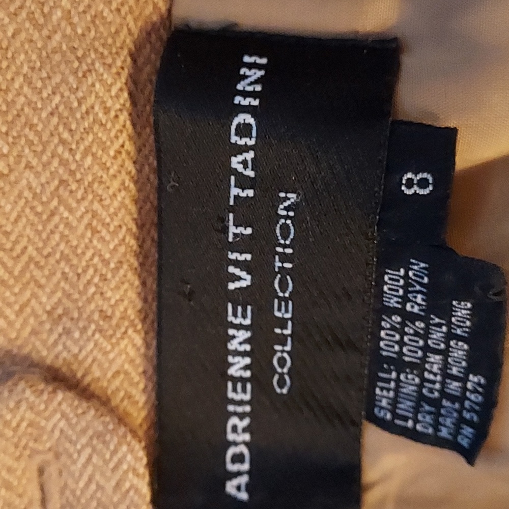 Adrienne Vittadini Tan Wide Leg Pants - Picture 5 of 6